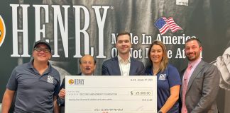 HENRY DONATES $75,000 GUN RIGHTS GROUPS