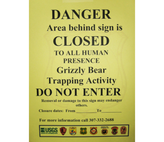 GRIZZLY BEAR TRAPPING BEGINS IN WYOMING